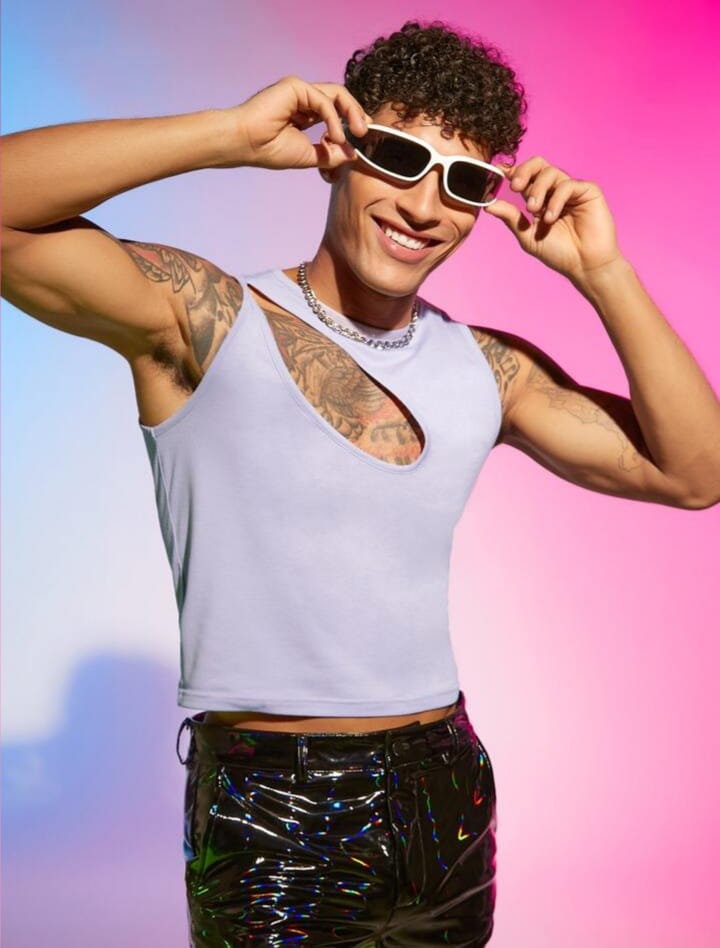 Manfinity Rebel Game Men Cut Out Front Tank Top